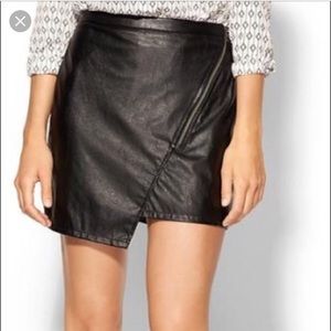 NWOT Sanctuary Vegan Leather Mini Skirt